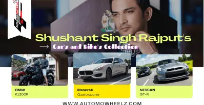 Shushant Singh Rajput Cars and Bike Collection