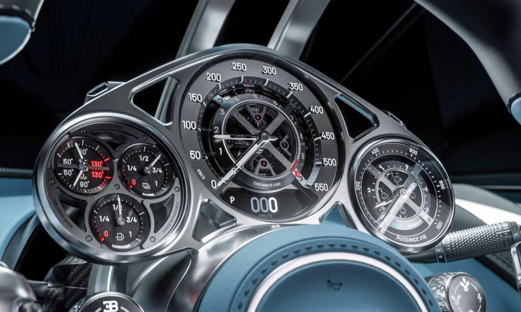 Bugatti Tourbillon Instrument Cluster